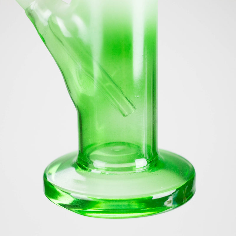 O 8" Straight Tube Glass Bong – Assorted Colors