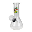 5" Glass Water Bong – Assorted Sticker Design Glass Bong RMG WHOLESALE