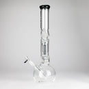 NG | 18" Double Zong 4-Arm Perc Beaker [G2232] Glass Bong High-End Brands Glass