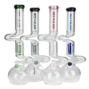 NG | 18" Double Zong 4-Arm Perc Beaker [G2232] Glass Bong High-End Brands Glass