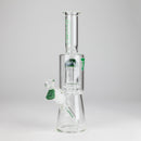 Preemo | 11" Showerhead Perc Mini [P014] Glass Bong preemo GREEN