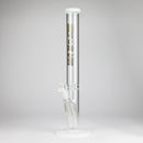 NG | 18" 5mm Straight Tube [GX006-5] Glass Bong High-End Brands Glass WHITE