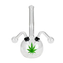 8" Double Pipe Zombie glass oil burner Oil Burner RMG WHOLESALE