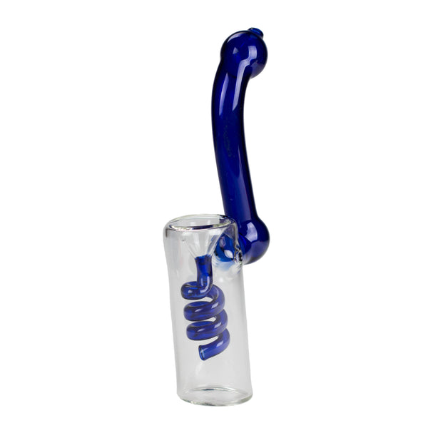 5" Single Chamber Coil Bubbler – Assorted Colors Glass Pipe RMG WHOLESALE
