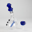 7" Twisted Bend Tube Glass Bong – Assorted Colors Glass Bong RMG WHOLESALE