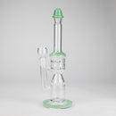 12" Honeycomb Diffuser Glass Water Bong – Assorted Colors Glass Bong RMG WHOLESALE