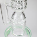 12" Honeycomb Diffuser Glass Water Bong – Assorted Colors Glass Bong RMG WHOLESALE