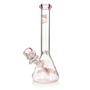 10" Kitty Beaker Bong with Bowl and Downstem Glass Bong Small Biz Distributors