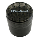 Wicked | Acrylic 4-Part Grinder – 63mm x 69mm (12 PCS) Display Pack Super Supplys Inc