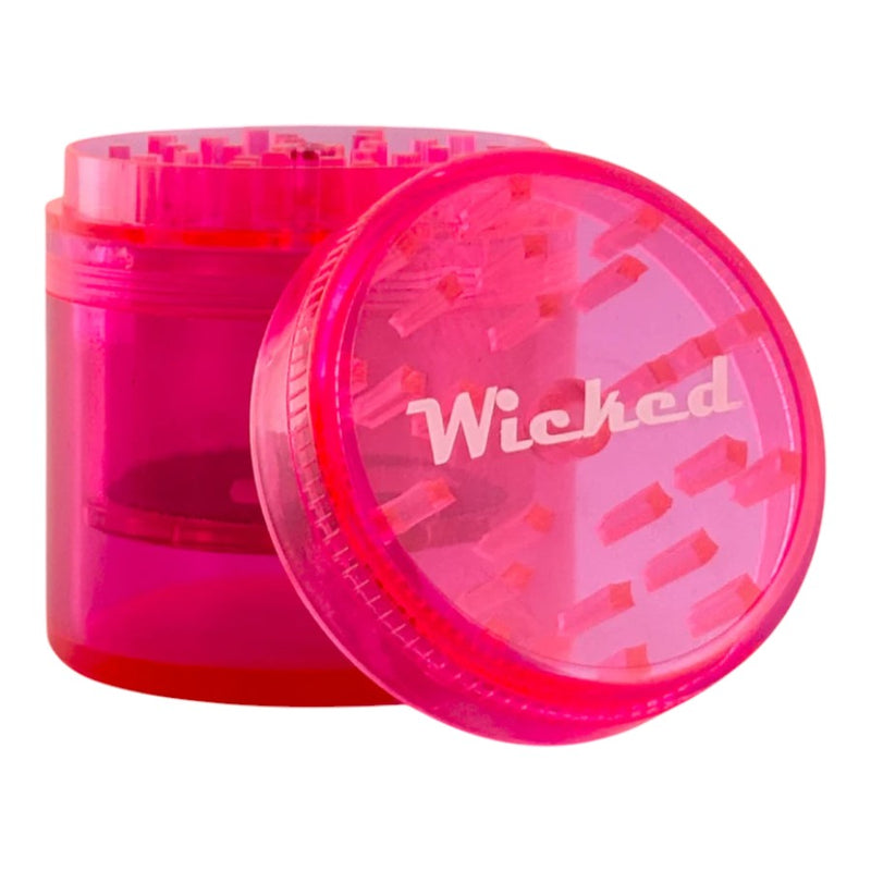 O Wicked | Acrylic 4-Part Grinder – 63mm x 69mm (12 PCS)