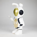 11.5" Vinyl backpack rabbit water pipe Resin · Silicone · Plastic Bong JJ Distribution