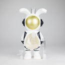 11.5" Vinyl backpack rabbit water pipe Resin · Silicone · Plastic Bong JJ Distribution