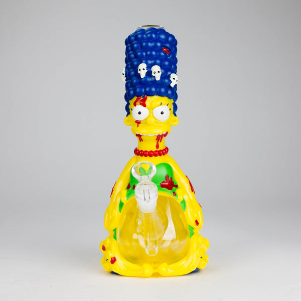 O 11.5" Blue Hair water pipe
