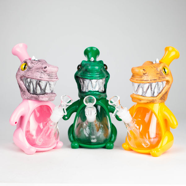 O 8" Dinosaur Kalakala water pipe