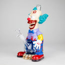 11" Circus Clown water pipe Resin · Silicone · Plastic Bong JJ Distribution