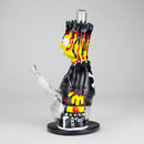 11.5" Spiky Rebel water pipe Resin · Silicone · Plastic Bong JJ Distribution