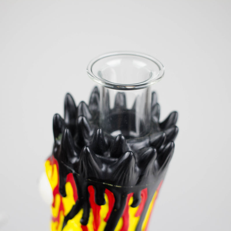 O 11.5" Spiky Rebel water pipe