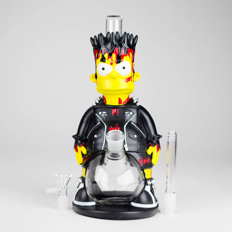 O 11.5" Spiky Rebel water pipe