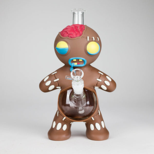 O 11.5" Vinyl gingerbread man water pipe