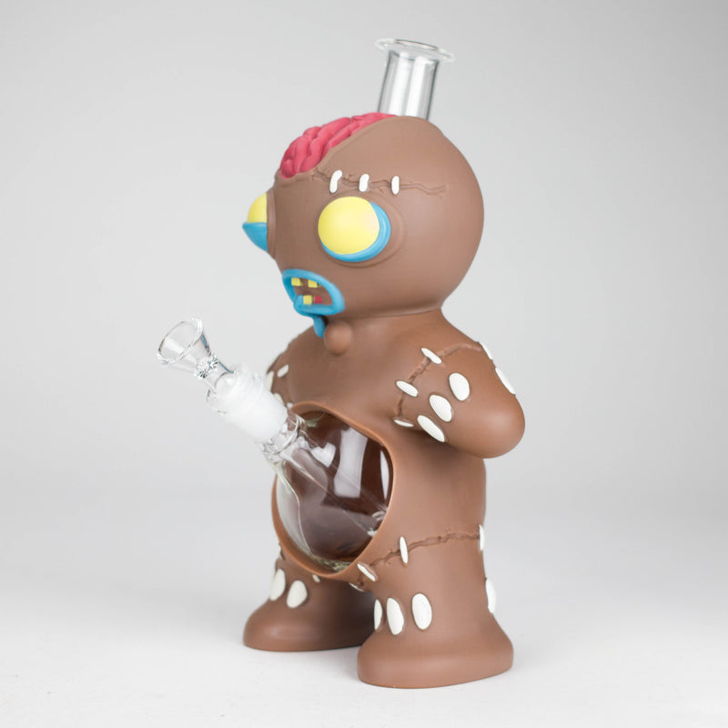 O 11.5" Vinyl gingerbread man water pipe