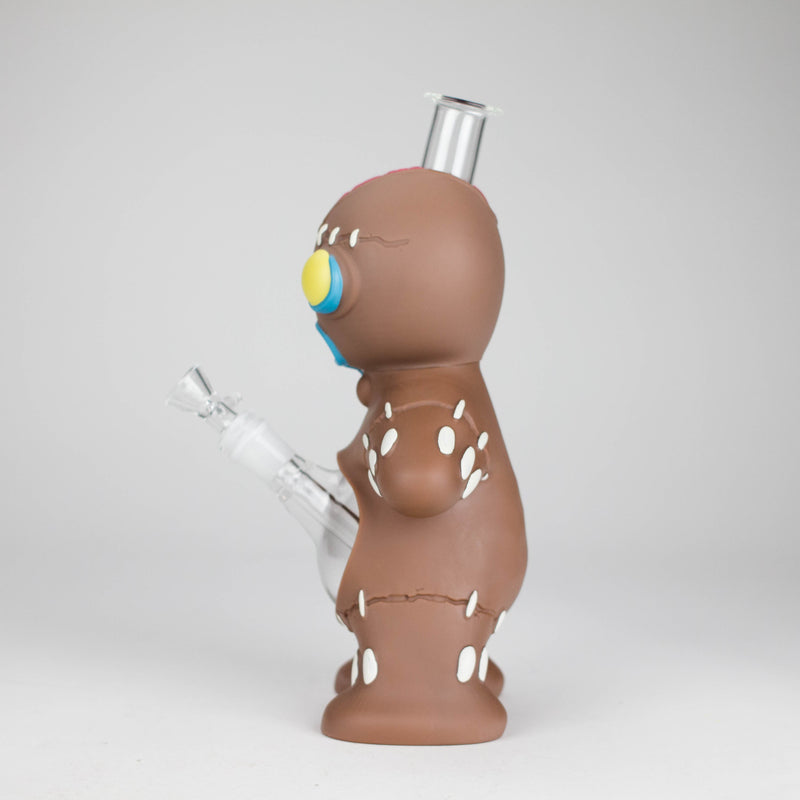 O 11.5" Vinyl gingerbread man water pipe