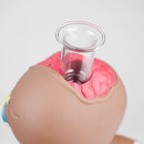 11.5" Vinyl gingerbread man water pipe Resin · Silicone · Plastic Bong JJ Distribution