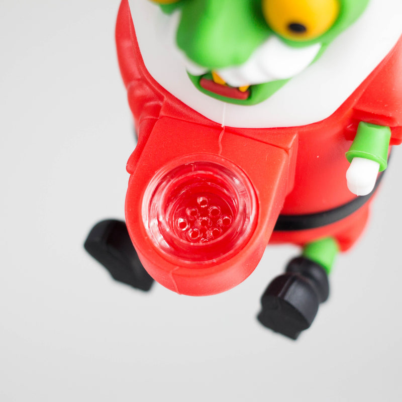 O 5" Zombie Santa water pipe
