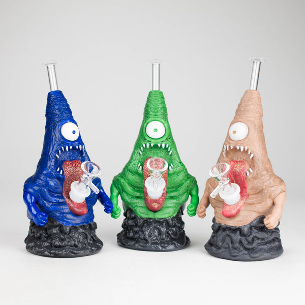 O 8.6" Vinyl Swamp Monster water pipe