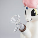 7.6" Vinyl unicorn water pipe Resin · Silicone · Plastic Bong JJ Distribution