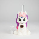 7.6" Vinyl unicorn water pipe Resin · Silicone · Plastic Bong JJ Distribution