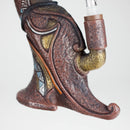 7.8“ Vinyl indian elements water pipe Resin · Silicone · Plastic Bong JJ Distribution