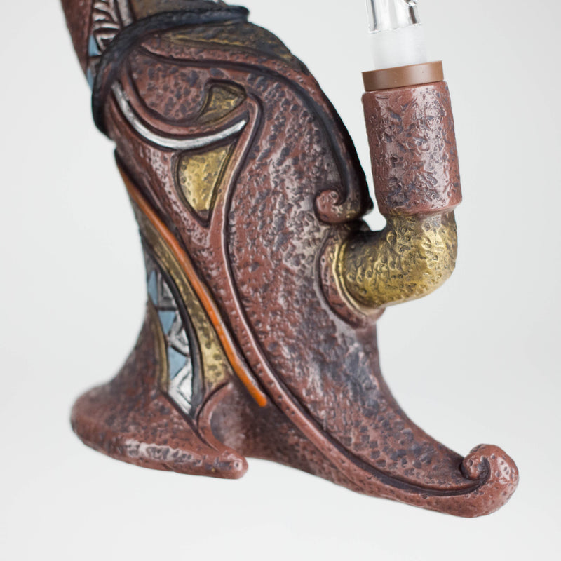 O 7.8“ Vinyl indian elements water pipe