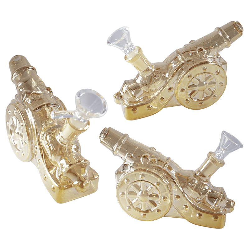 4″ Artillery Design Glass Pipe – Yellow [SMKZ179] Glass Bong Canadian Distributor