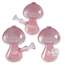 5″ Mushroom Design Water Pipe – Pink [SMKZ180] Glass Bong Canadian Distributor