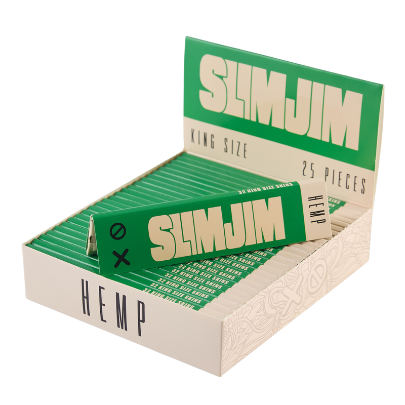 Slimjim | Hemp King Size Skins – Box of 25 Packs King Size SLIMJIM
