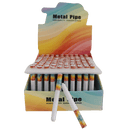 3" Cigarette Shape Smoking Pipes – White [SMKZ183] | Display of 100 One Hitter Canadian Distributor