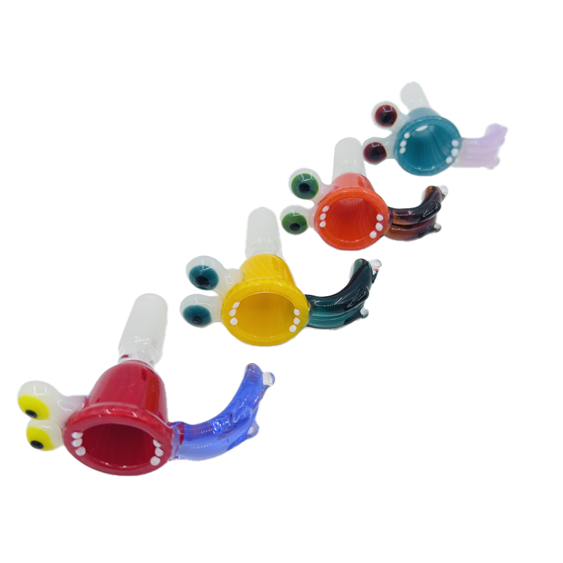 Color Handle Glass Bowl - Assorted (CC483) Bowl · Banger · Oil Burner Canadian Distributor
