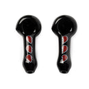 Red Eye Glass® | 3.75" Hearts Spoon Hand Pipe 2 Pack W/Collectible Tin Glass Pipe West Coast Gifts