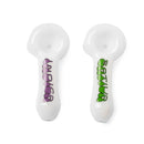 Red Eye Glass® | 3.75" Indica & Sativa Spoon Hand Pipe 2 Pack W/Collectible Tin Glass Pipe West Coast Gifts