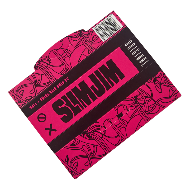 O Slimjim - Natural King Size Skins + Tips (Box of 22)