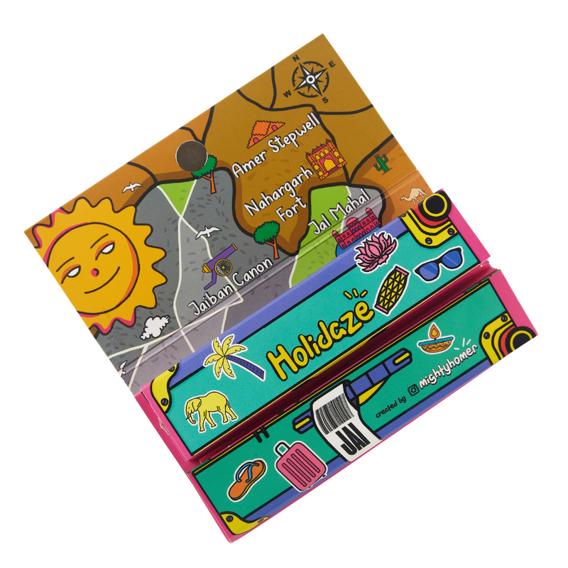 O Holidaze (INDIA Edition) - King Size Papers + Grinder + Tray (Box of 16)