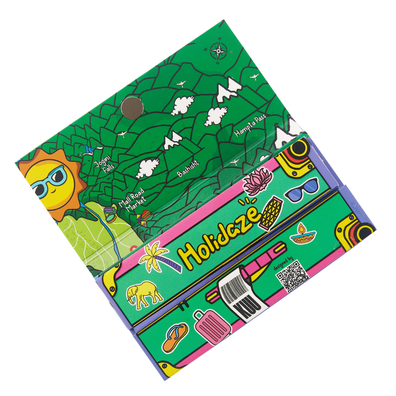 O Holidaze (INDIA Edition) - King Size Papers + Grinder + Tray (Box of 16)