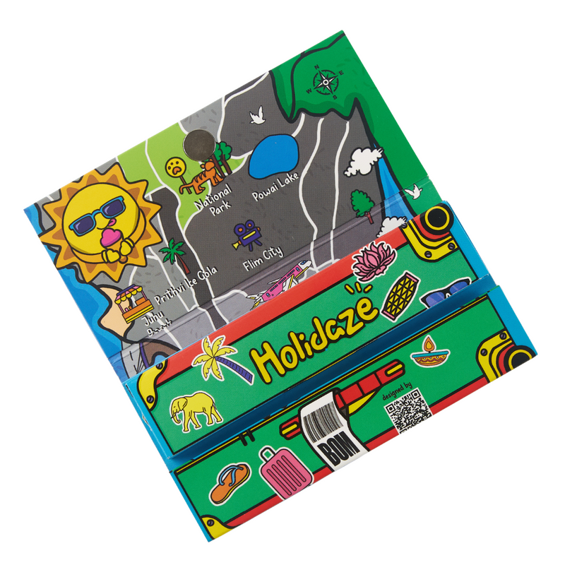 O Holidaze (INDIA Edition) - King Size Papers + Grinder + Tray (Box of 16)