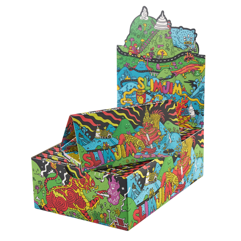 O Slimjim x Jacob - King Size Papers + Grinder + Tray (Box of 16)