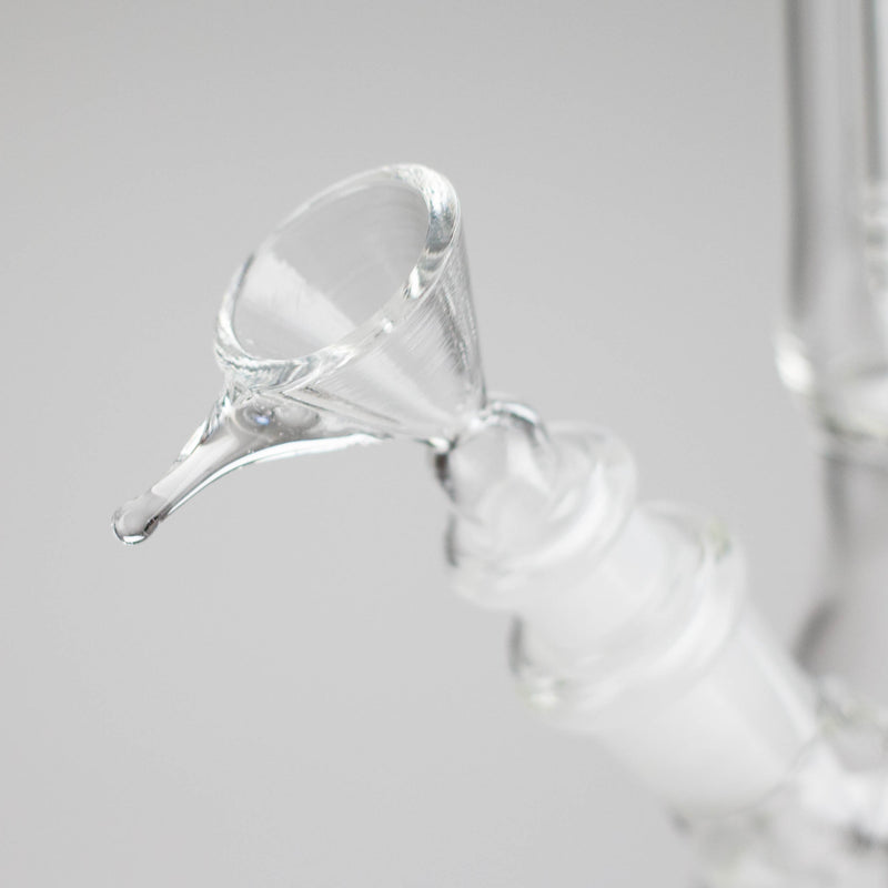 O 12" Beaker glass water bong with Perc [GP1968]