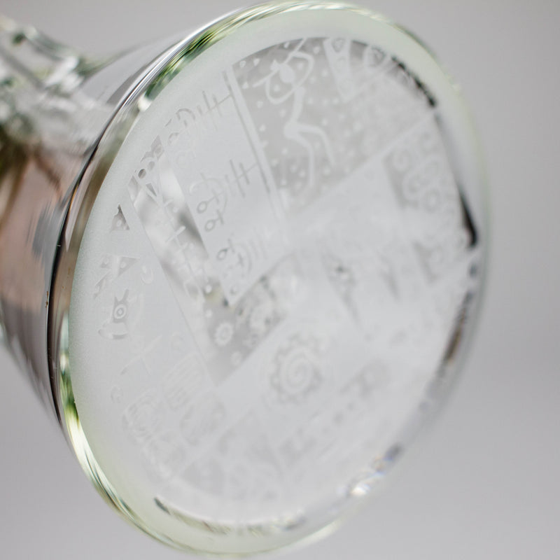 O Legendary™ | 14" 9mm Sandblast Beaker [LG 271]