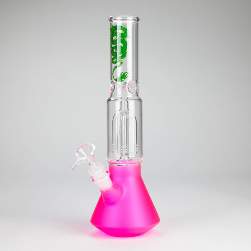 O 12" Beaker glass water bong with Perc [GP1968]