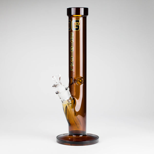 O OG Original | 14" Full Colour Straight Tube Glass Water Bong [OG 691]