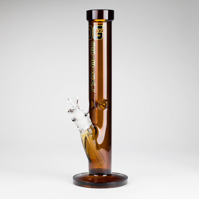 O OG Original | 14" Full Colour Straight Tube Glass Water Bong [OG 691]