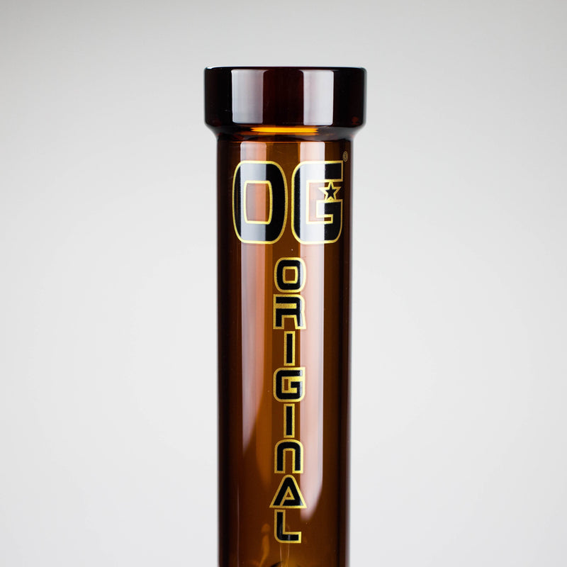 O OG Original | 14" Full Colour Straight Tube Glass Water Bong [OG 691]